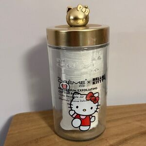 The Crème Shop x Hello Kitty Exfoliating Cotton Pads - Gold